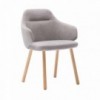 Sillón Binar60 madera Inclass. Sillones de diseño ideal para ambientes interiores.
