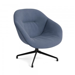 Butaca AAL 81 tapizado Soft de hay. Diseño sencillo y escultural para oficinas y escritorios.