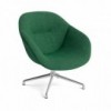 Butaca AAL 81 tapizado Soft de hay. Diseño sencillo y escultural para oficinas y escritorios.