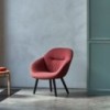 Butaca AAL 82 tapizado Soft de Hay para interiores, estilo nórdico y asiento tapizado.