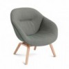 Butaca AAL 83 tapizado Soft de Hay para interiores, estilo nórdico y asiento tapizado.