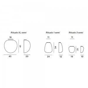 Aplique Rituals semi Foscarini. Lámparas modernas. Apliques de diseño.