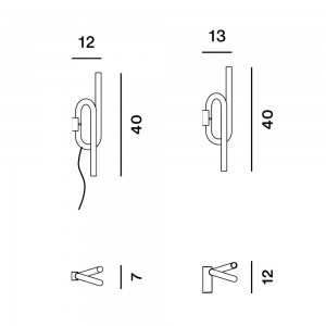 Aplique Tobia de Foscarini. Lámparas y apliques de diseño innovador.