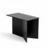 Mesa de centro Slit Wood de Hay con diseño novedoso de madera para salones modernos.