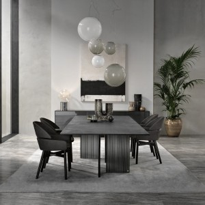 Mesa rectangular Big Wave Ecomalta de Fiam. Mesas para comedor o salón.