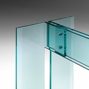 Mesa LLT Cristal de Fiam. Mesas de diseño moderno de cristal. Mesas rectangulares.