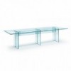 Mesa LLT Cristal de Fiam. Mesas de diseño moderno de cristal. Mesas rectangulares.