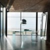 Mesa extensible Ray Plus de Fiam. Muebles de cristal. Mesas de diseño.