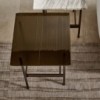 Mesa auxiliar moderna Waves de Fiam. Mesas de centro modernas para salón.