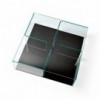 Mesa centro Quadra de Fiam. Muebles de cristal. Mesa contenedor para salón.