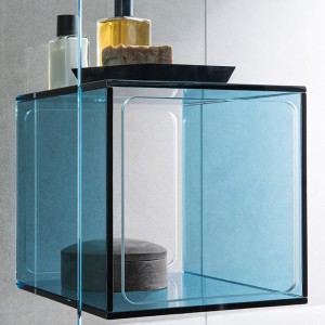 Mesa auxiliar Magique de Fiam. Muebles de cristal. Mesas auxiliares modernas.