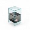 Mesa auxiliar Magique de Fiam. Muebles de cristal. Mesas auxiliares modernas.