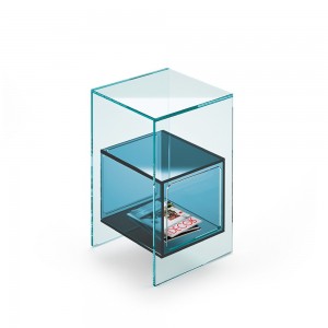Mesa auxiliar Magique de Fiam. Muebles de cristal. Mesas auxiliares modernas.