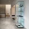 Vitrina Milo Day de Fiam. Muebles modernos italianos. Vitrina para salón.