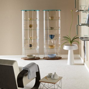 Vitrina Palladio de Fiam. Muebles modernos italianos. Vitrinas diseño.