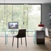 Escritorio Rialto de Fiam. Muebles de cristal. Escritorios modernos para hogar.