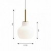 Lámpara VL Ring Crown Suspendida. Louis Poulsen con diseño moderno y elegante