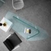 Escritorio Graph de Fiam. Muebles de cristal. Escritorios modernos para hogar.