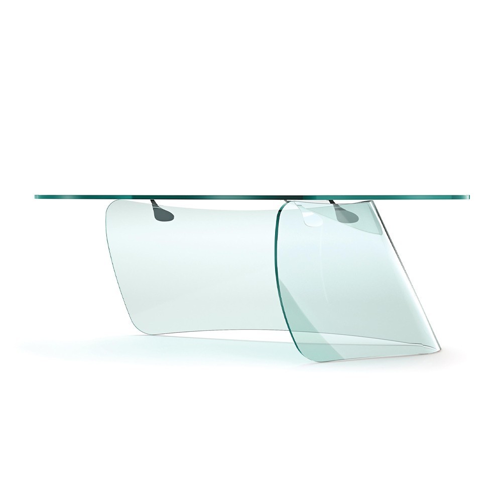 Escritorio Graph de Fiam. Muebles de cristal. Escritorios modernos para hogar.