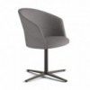Sillón tapizado Copa base giratoria de Viccarbe. Mobiliario de diseño.