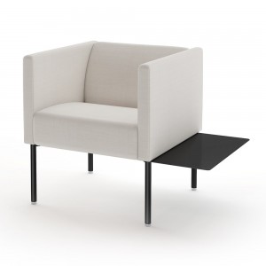 Butaca Brix de Viccarbe. Muebles de diseño moderno tapizado para interiores.