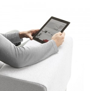 Butaca Brix de Viccarbe. Muebles de diseño moderno tapizado para interiores.