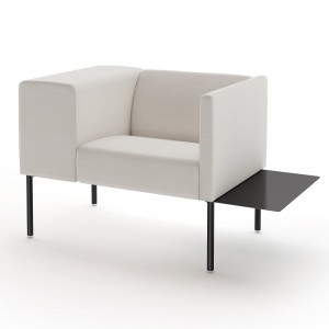 Butaca Brix de Viccarbe. Muebles de diseño moderno tapizado para interiores.