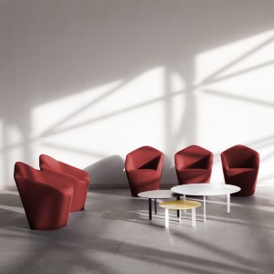 Butaca Penta de Viccarbe. Mobilario para espacios privados e interiores.