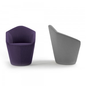 Butaca Penta de Viccarbe. Mobilario para espacios privados e interiores.