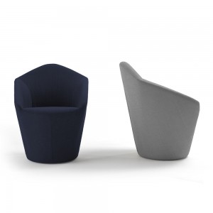 Butaca Penta de Viccarbe. Mobilario para espacios privados e interiores.