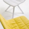 Silla Maarten tapizada de Viccarbe. Mobilario de diseño para contract.