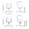 Silla ejecutivo Light 18090 18090 de Luxy. Sillas modernas para oficina.