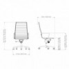 Silla ejecutivo Light 16040 de Luxy. Sillas de oficina. Sillas para ejecutivo.