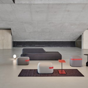 Banco Season de Viccarbe. Diseño de mobiliario ideal para espacios privados.