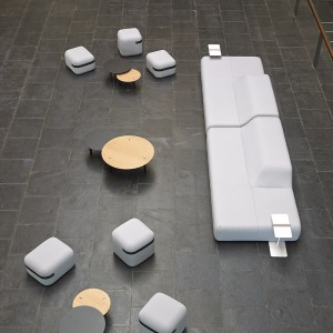 Banco Season de Viccarbe. Diseño de mobiliario ideal para espacios privados.