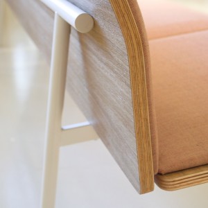 Bancada de diseño Torii asientos de Viccarbe. Mobiliario para contract.