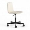 Silla Klip tapizada base giratoria con ruedas Viccarbe ideal para oficinas.