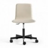 Silla Klip tapizada base giratoria con ruedas Viccarbe ideal para oficinas.