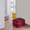 Pouf Season de Viccarbe. Diseño cuadrado moderno ideal para contract. 