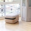 Pouf Season de Viccarbe. Diseño cuadrado moderno ideal para contract. 