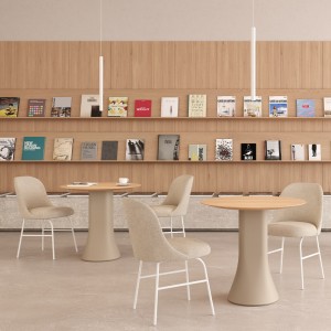 Mesa Cambio redonda Viccarbe. Mobilario de diseño moderno para interiores.