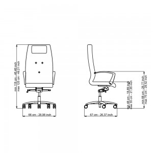 Silla oficina One 1 de Luxy. Sillas de oficina. Muebles de oficina modernos.