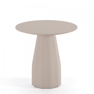 Mesa Burin redonda de Viccarbe. Mobilario de diseño para interiores.