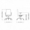 Silla ejecutivo SmartOffice OF3 de Luxy. Sillas de oficina. Sillas de diseño.