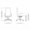 Silla ejecutivo SmartOffice OF14 de Luxy. Sillas de oficina. Sillas de diseño.