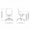Silla ejecutivo SmartLight EX2 de Luxy. Sillas ejecutivas de diseño para oficinas.