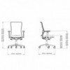 Silla operativa Pop PP14 de Luxy. Sillas de oficina.  Sillas de diseño.