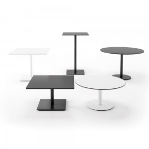 Mesa centro Stan redonda de Viccarbe. Mobilario de diseño interior. Estilo clasico