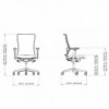 Silla operativa Pop PP11 de Luxy. Sillas de oficina. Sillas de diseño.