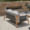 Sofá Hamp Point. Muebles de exterior jardín terraza.